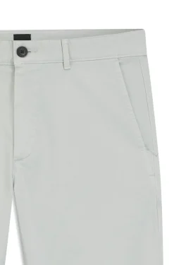 Slim-fit trousers in overdyed stretch satin