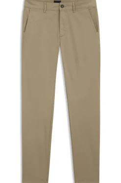 Slim-fit trousers in overdyed stretch satin