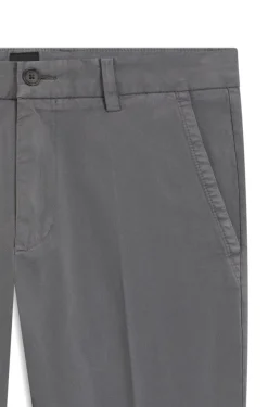 Slim-fit trousers in stretch-cotton gabardine