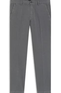 Slim-fit trousers in stretch-cotton gabardine