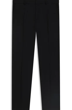 Slim-fit trousers in stretch wool