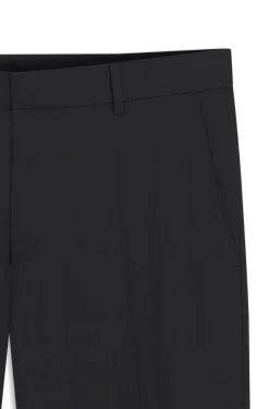 Slim-fit trousers in stretch wool