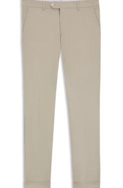 Slim-fit trousers in washable stretch cotton