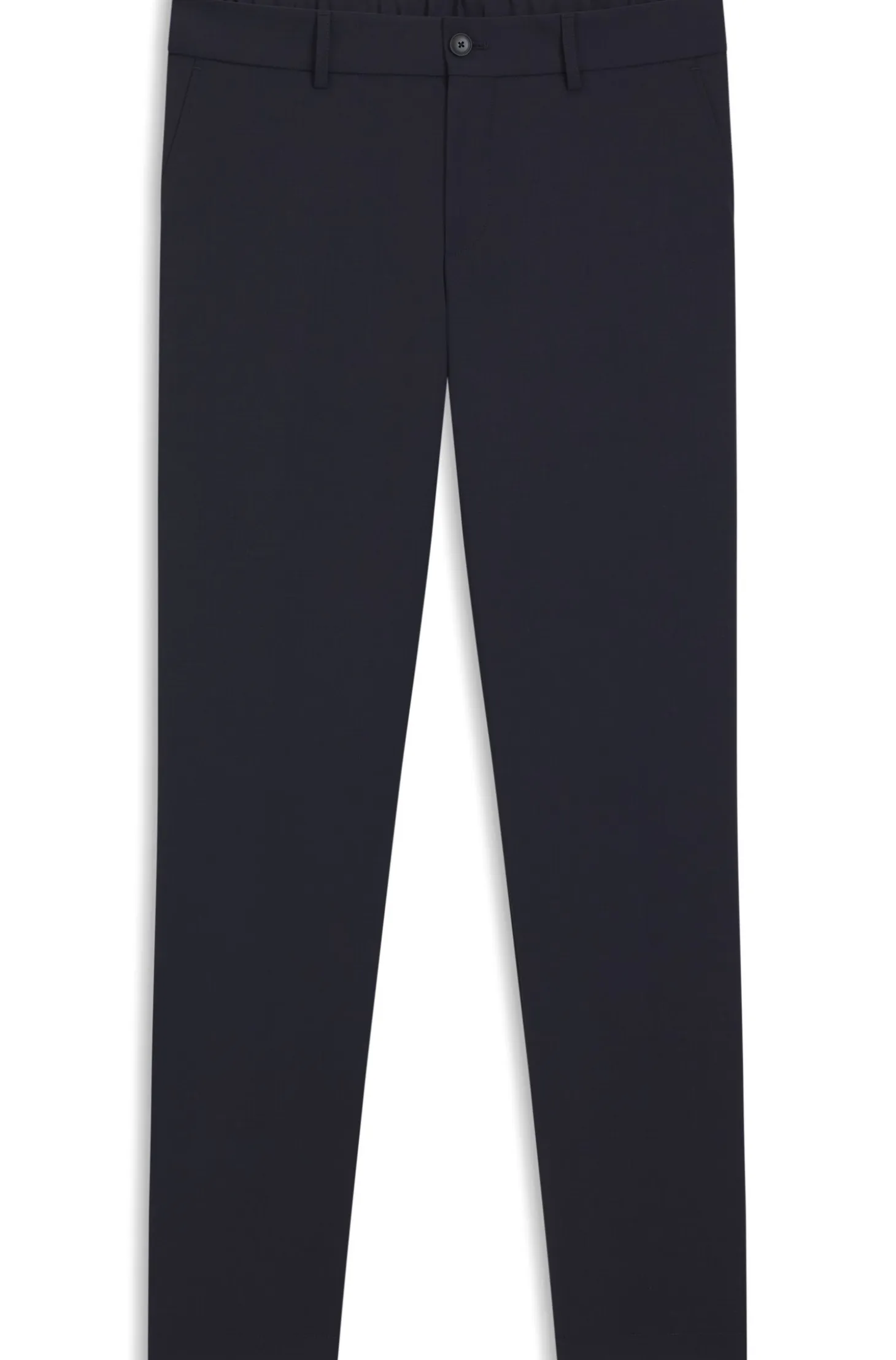 Slim-fit trousers in washable performance-stretch fabric