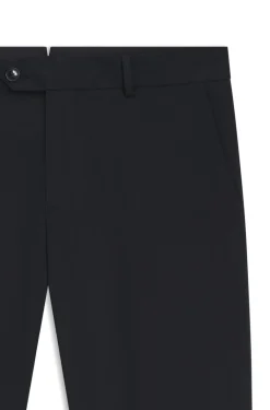 Slim-fit trousers in washable stretch cotton