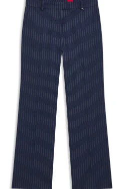 Slim-fit trousers with pinstripe