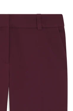 Slim-fit trousers with zip hems