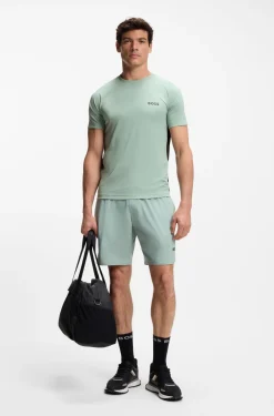 Slim-fit T-shirt in four-way stretch fabric