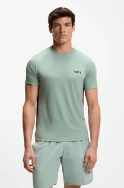 Slim-fit T-shirt in four-way stretch fabric