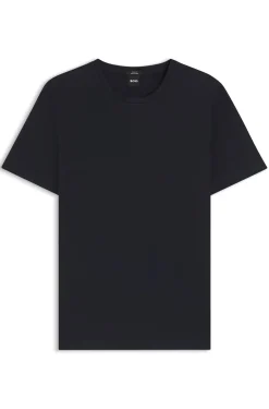 Slim-fit T-shirt in mercerised cotton