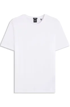 Slim-fit T-shirt in mercerised cotton