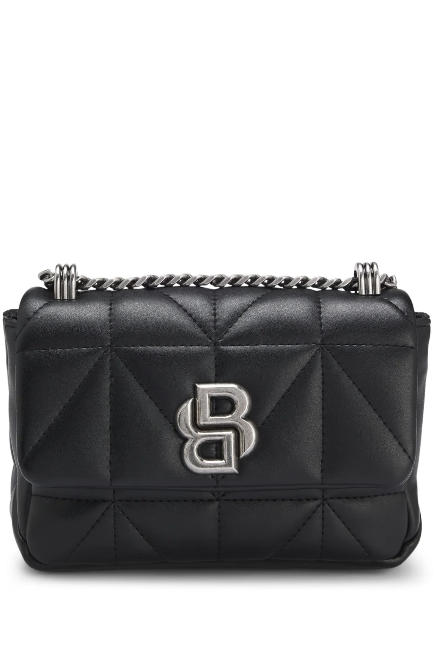 Small quilted shoulder bag with Double B monogram