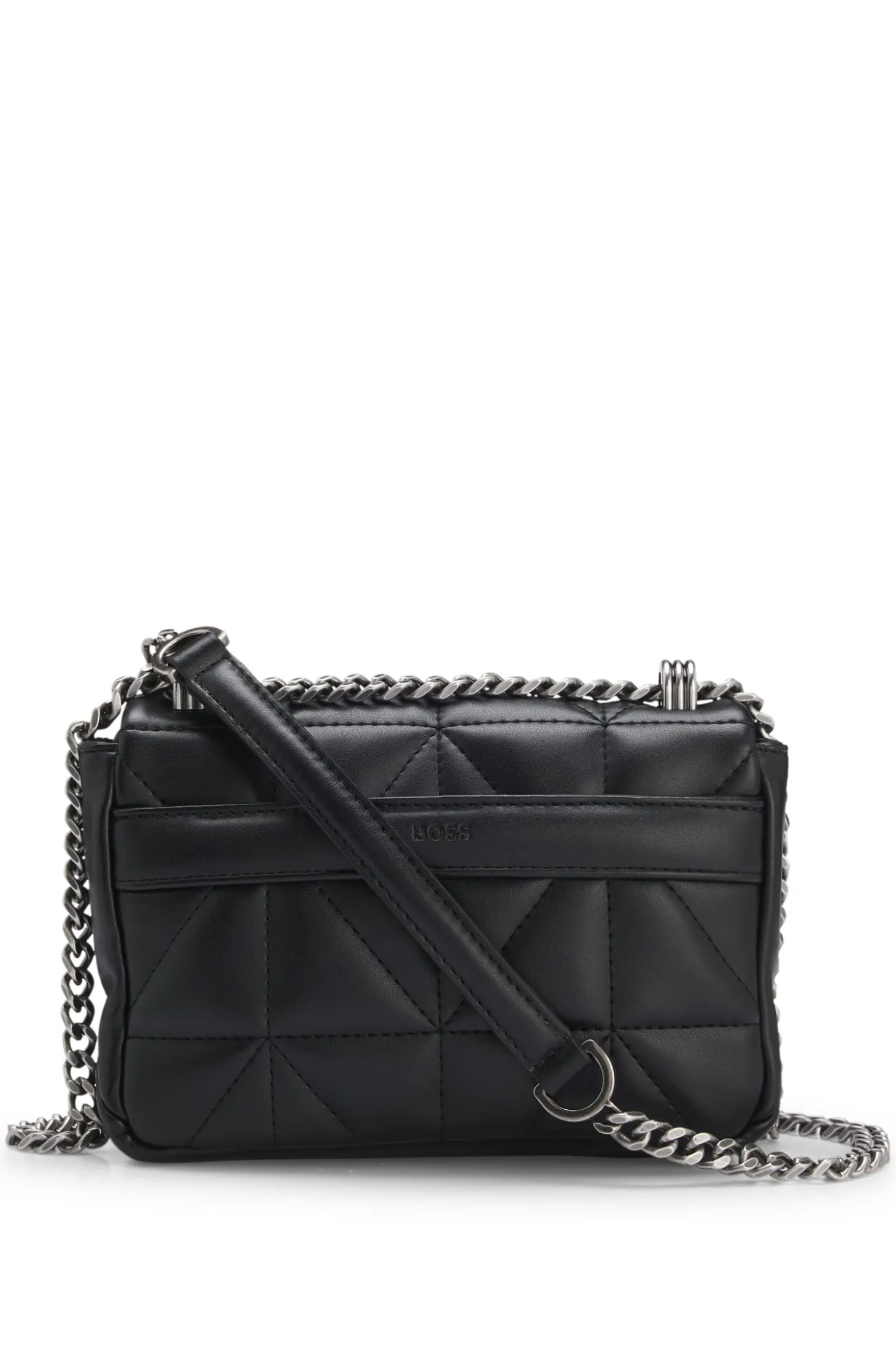 Small quilted shoulder bag with Double B monogram