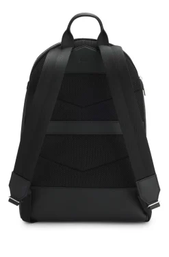 Soft Italian leather backpack with smart sleeve