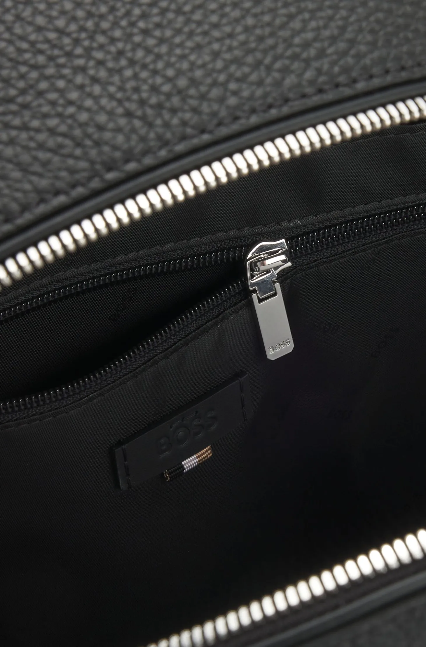 Soft Italian leather backpack with smart sleeve