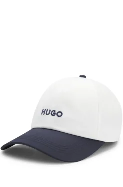 Soft six-panel cap with embroidered logo