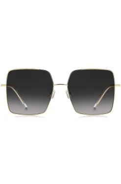Square-frame sunglasses in lightweight titanium