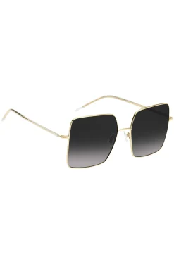 Square-frame sunglasses in lightweight titanium