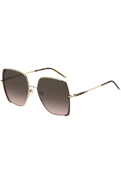 Steel sunglasses in brown and gold tones
