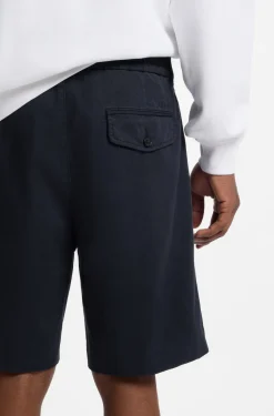 Straight-fit chino shorts in mercerised cotton