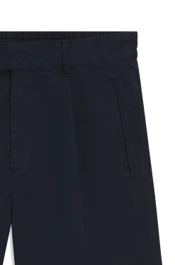 Straight-fit chino shorts in mercerised cotton