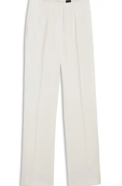 Straight-fit trousers in matte fabric