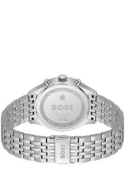 Stratus chronograph watch with seven-link bracelet