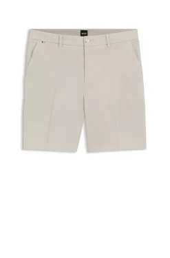 Stretch-cotton shorts in a modern fit