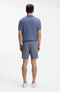 Stretch-cotton shorts in a modern fit