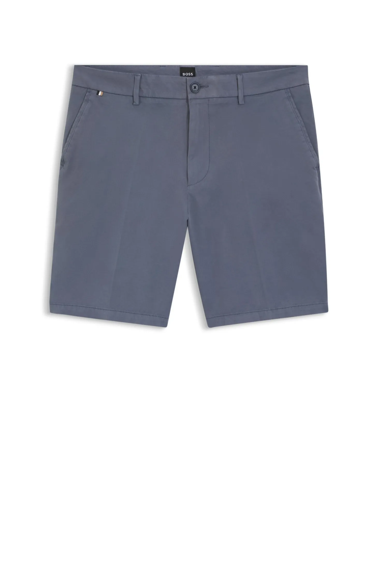 Stretch-cotton shorts in a modern fit