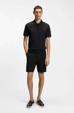 Stretch-cotton shorts in a modern fit
