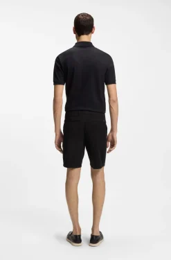 Stretch-cotton shorts in a modern fit