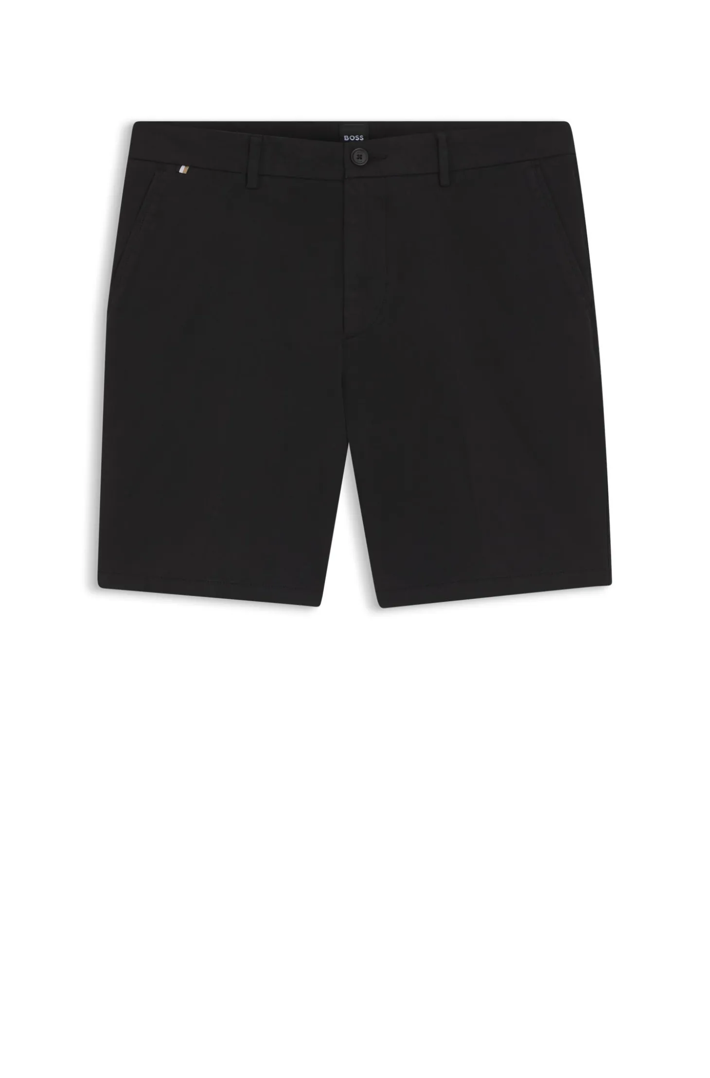 Stretch-cotton shorts in a modern fit