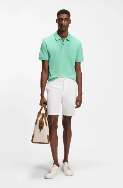 Stretch-cotton shorts in a modern fit