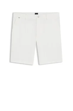 Stretch-cotton shorts in a modern fit