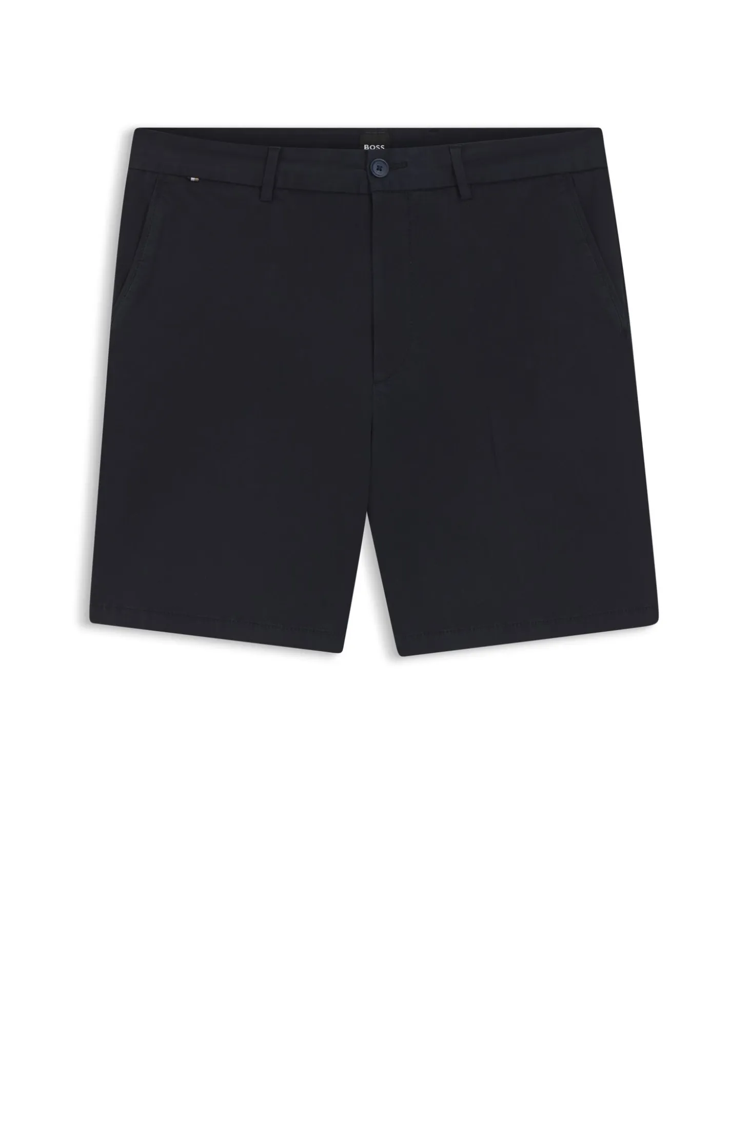 Stretch-cotton shorts in a modern fit