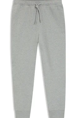 Stretch-cotton tracksuit bottoms with logo detail