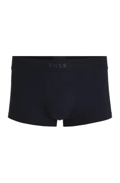 Stretch-jersey trunks with 3D logo