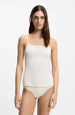 Stretch-jersey vest with adjustable straps