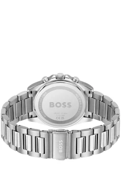 Strike Black-dial chronograph watch with H-link bracelet