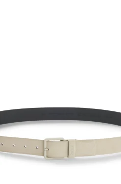 Suede belt with tonal pin buckle