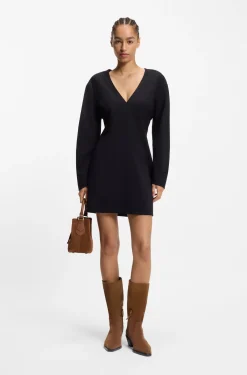 Suede boots with Cuban heel