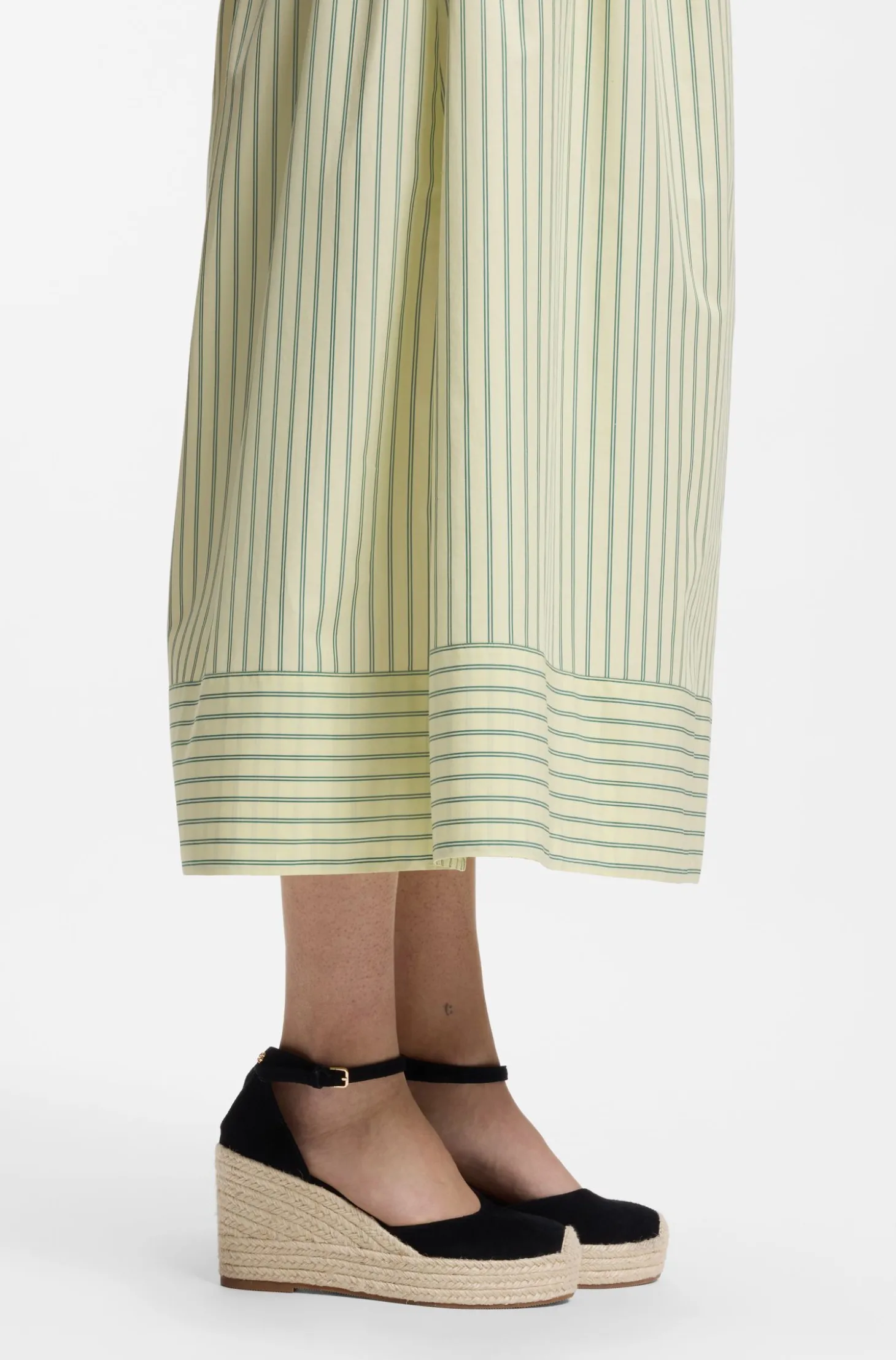 Suede espadrilles with wedge sole