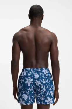 Swim shorts with all-over print