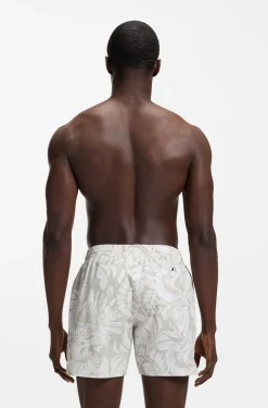 Swim shorts with all-over print