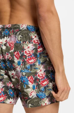 Swim shorts with all-over print