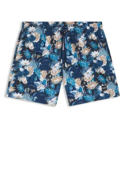 Swim shorts with all-over print
