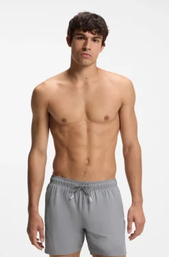 Swim shorts with signature stripe and logo
