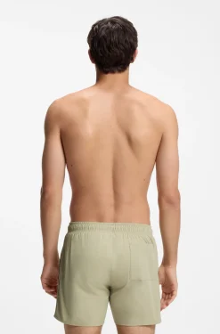 Swim shorts with signature stripe and logo