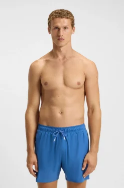 Swim shorts with signature stripe and logo